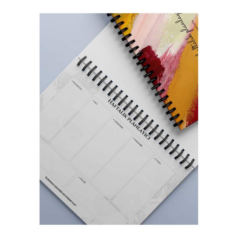 Planlama Seti 3'lü, Günlük Planlayıcı, Haftalık Planlayıcı, Yapılacaklar - Ajanda Özel Set