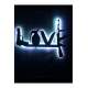 Love Rgb Led Işıklı Ahşap Mdf Dekoratif Tablo
