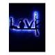Love Rgb Led Işıklı Ahşap Mdf Dekoratif Tablo